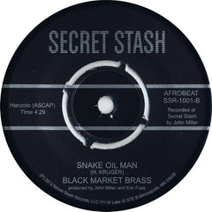 Black Market Brass : Big Muffler / Snake Oil Man (7", Single)