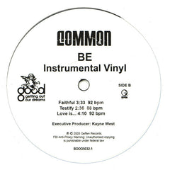 Common : Be (Instrumentals) (2xLP, Album)