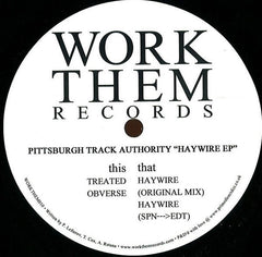 Pittsburgh Track Authority : Haywire EP (12", EP)