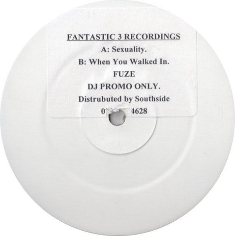 Fuze : Sexuality / When You Walked In (12", Promo, W/Lbl, Sti)