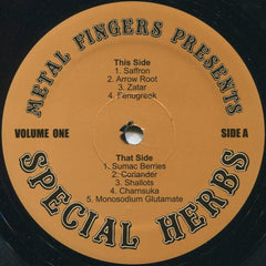 Metal Fingers : Special Herbs (Volume 1 & 2) (2xLP, Comp, RE + 7", Ltd + S/Edition)