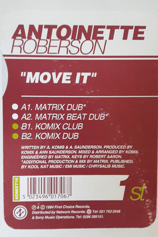 Antoinette Roberson : Move It (12", W/Lbl)