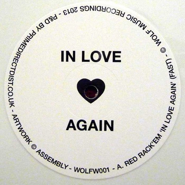 Red Rack'Em : In Love Again (12", Whi)