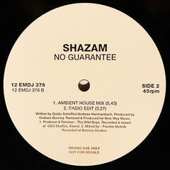 Shazam : No Guarantee (12", Promo)