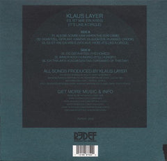 Klaus Layer : Es Ist Wie Ein Kreis (It's Like A Circle) (10", EP)
