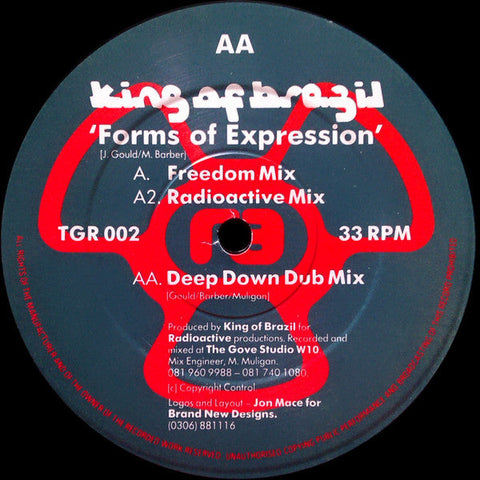 King Of Brazil : Forms Of Expression (12")