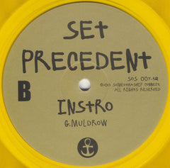 Mykestro Featuring Kendrick Lamar : Set Precedent (12", Single, Ltd, Yel)