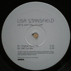 Lisa Stansfield : Let's Just Call It Love (12", Promo)