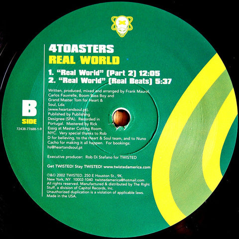 4 Toasters : Real World (12")