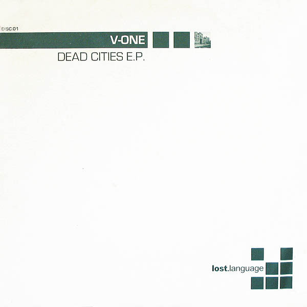 V-One : Dead Cities E.P. (12", EP, D1)