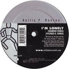 Hollis P. Monroe : I'm Lonely (12")