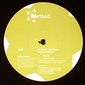 Le Ron & Yves Eaux : Take Me Higher (12")