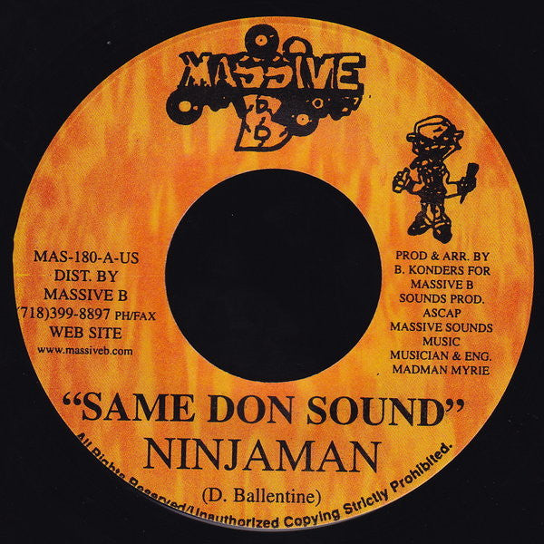 Ninjaman : Same Don Sound (7")