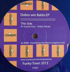 Various : Dobro Win Bablo EP (12", EP, Blu)