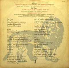Bob Marley And The Wailers* : One Love People Get Ready (12", Pos)