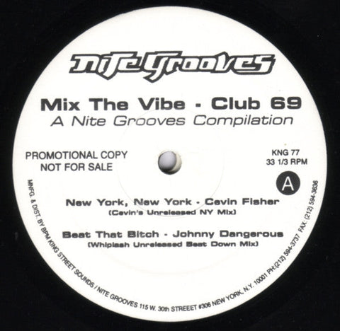 Club 69 : Mix The Vibe - A Nite Grooves Compilation (2x12", Comp, Promo)