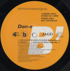 Don-e : Peace In The World (12", Promo)