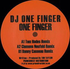 DJ One Finger : One Finger (12")