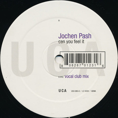 Jochen Pash : Can You Feel It (12")