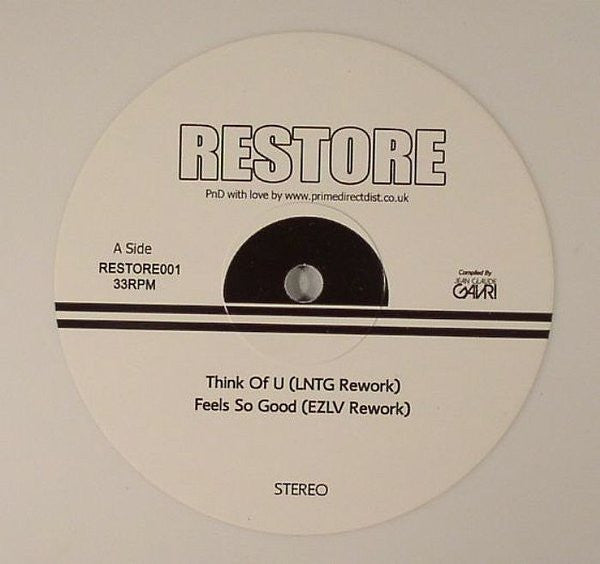 Various : Restore 001 (12", Ltd, Whi)