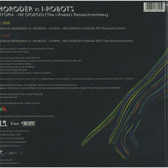 Giorgio Moroder Vs I-Robots : Utopia - Me Giorgio (The I-Robots Reconstructions) (12")