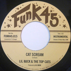 Lil Buck & The Top Cats : Monkey In A Sack / Cat Scream (7", RE)