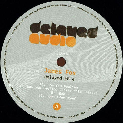 James Fox (3) : Delayed EP 4 (12", EP)