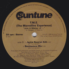 The Marcellino Experience : Just A Matter Of ... (12")