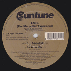The Marcellino Experience : Just A Matter Of ... (12")