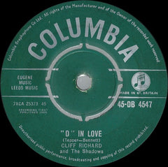 Cliff Richard And The Shadows* : I Love You (7", Single)