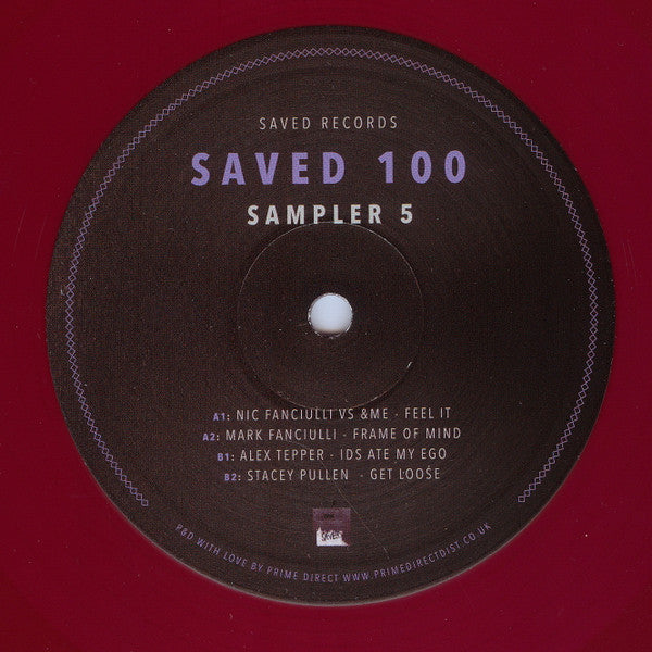 Various : Saved 100 (Sampler 5) (12", Smplr, Rub)