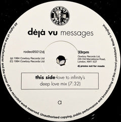 Deja Vu : Messages (2x12", Promo)