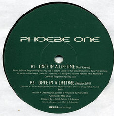 Phoebe One : Once In A Lifetime (12")
