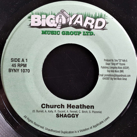 Shaggy : Church Heathen (7")