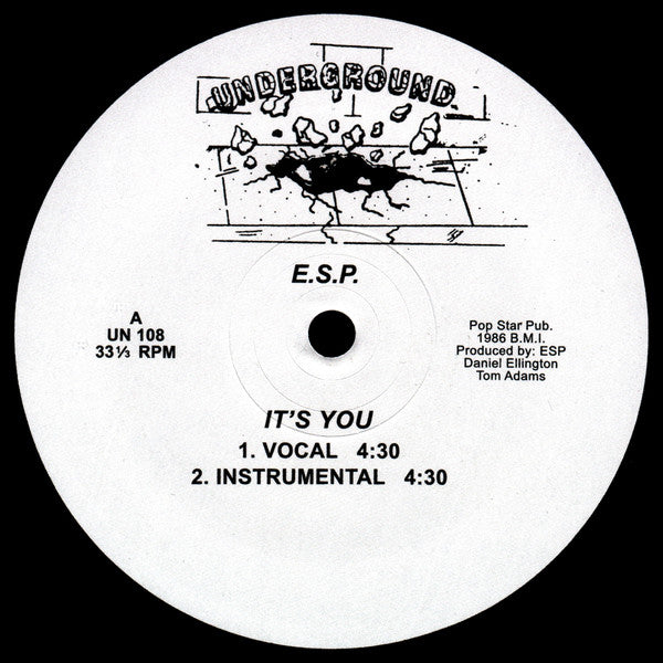 E.S.P. : It's You (12", RE)