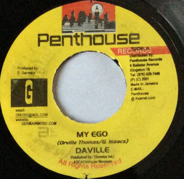 Daville* : My Ego (7")