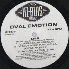Oval Emotion : Go Go / Lies (12")