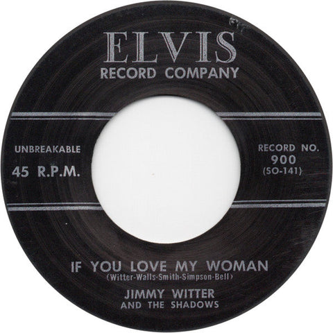 Jimmy Witter And The Shadows : If You Love My Woman / Aaaaahhh! (7", RE, Gre)