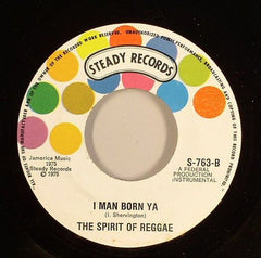Pluto Shervington & The Spirit Of Reggae : I Man Born Ya (7", Single)