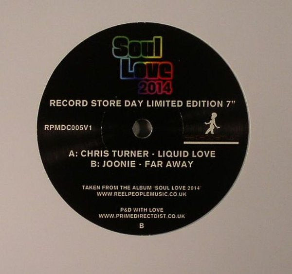Chris Turner (6) / Joonie : Liquid Love / Far Away (7", Ltd, Whi)