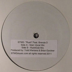 BTMG Feat. Branda D : Rush (12", W/Lbl, Sti)