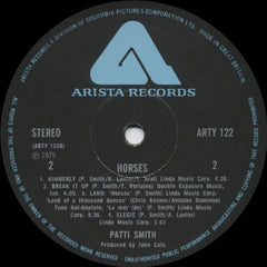 Patti Smith : Horses (LP, Album, Bla)
