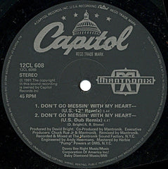 Mantronix : Don't Go Messin' With My Heart (12", Single)