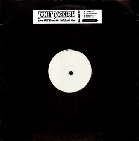 Janet Jackson : Love Will Never Do (Without You) ('96 Mixes) (12", W/Lbl)