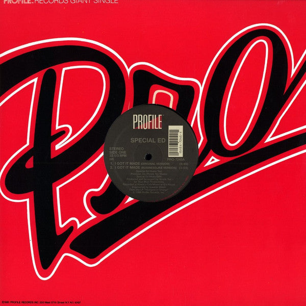 Special Ed : I Got It Made / Hoedown (12", RE)