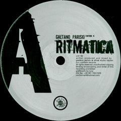 Gaetano Parisio : Ritmatica (12")