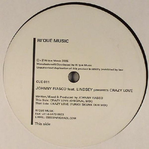 Johnny Fiasco : Crazy Love (12")
