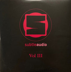 Various : Subtle Audio Vol III (2x12", EP)