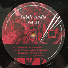 Various : Subtle Audio Vol III (2x12", EP)