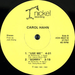 Carol Hahn : Do Your Best (12")